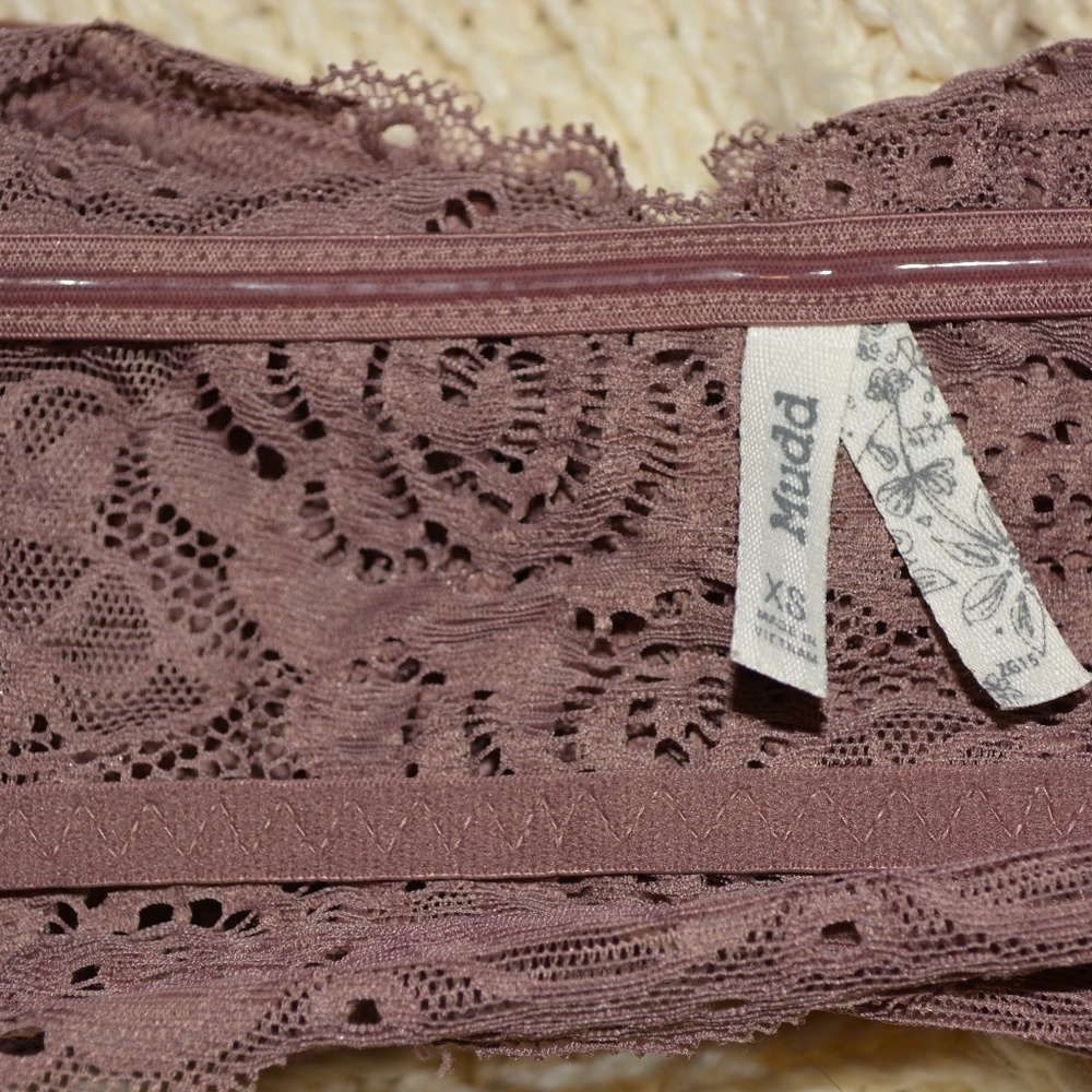 Mudd Strapless Lace Bra
